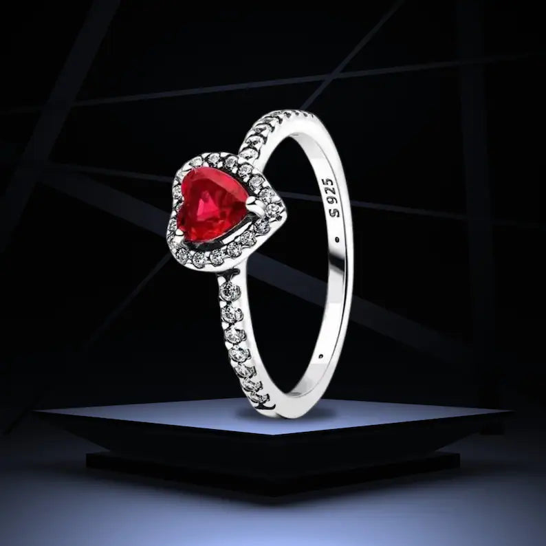 Valentijns ring The Red Heart™- Met echte liefde gegeven